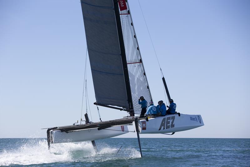 Up on foils, the GC32 achieves incredible speeds, stably photo copyright Sander van der Borch / www.sandervanderborch.com taken at  and featuring the GC32 class