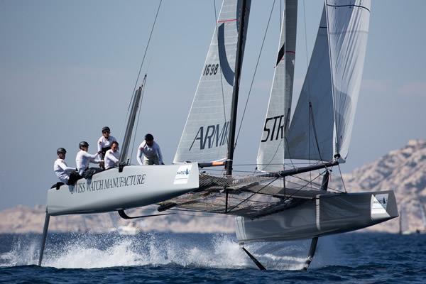 Armin Strom wins the GC32 Marseille One Design competition photo copyright Sander van der Borch / The Great Cup taken at  and featuring the GC32 class