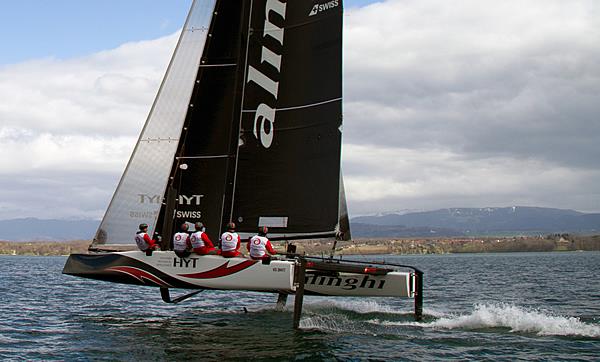 The alinghi GC32 photo copyright GC32 Class taken at  and featuring the GC32 class
