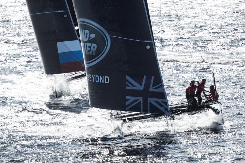 Land Rover BAR Academy on day 3 of  Extreme Sailing Series™ Act 5, St Petersburg - photo © Lloyd Images