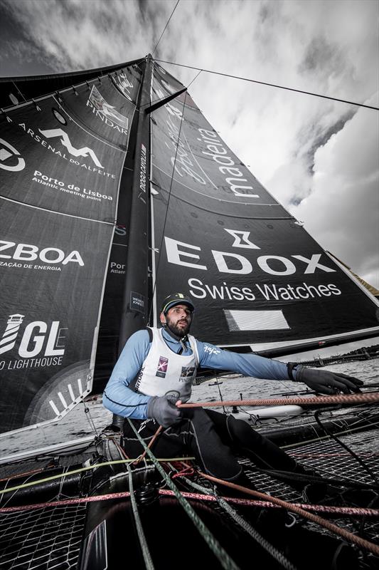 Sail Portugal - Visit Madeira's João Matos Rosa on day 4 of Extreme Sailing Series™ Act 5, St Petersburg photo copyright Lloyd Images taken at  and featuring the GC32 class
