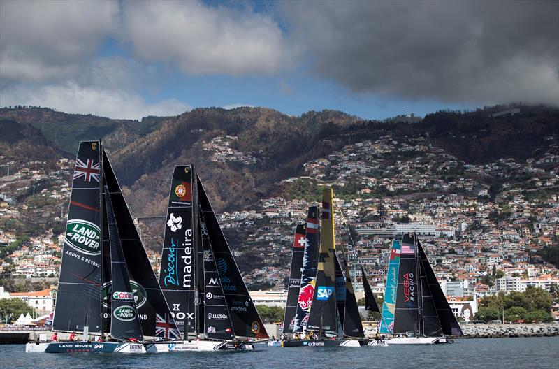 Little time to rest on day 4 of Extreme Sailing Series™ Act 6, Madeira Islands - photo © Lloyd Images