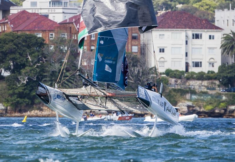 Oman Air finish 2nd in the 2016 Extreme Sailing Series - photo © Jesus Renedo / Lloyd Images