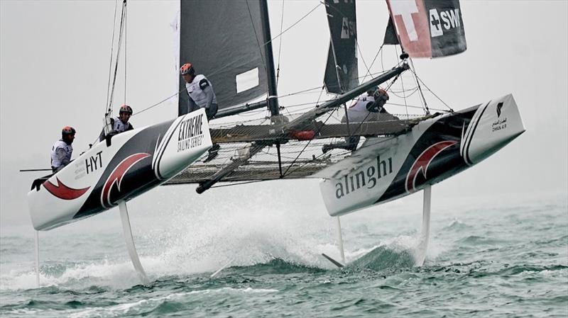 Alinghi return to defend their title in the 2017 Extreme Sailing Series - photo © Lloyd Images / Extreme Sailing Series