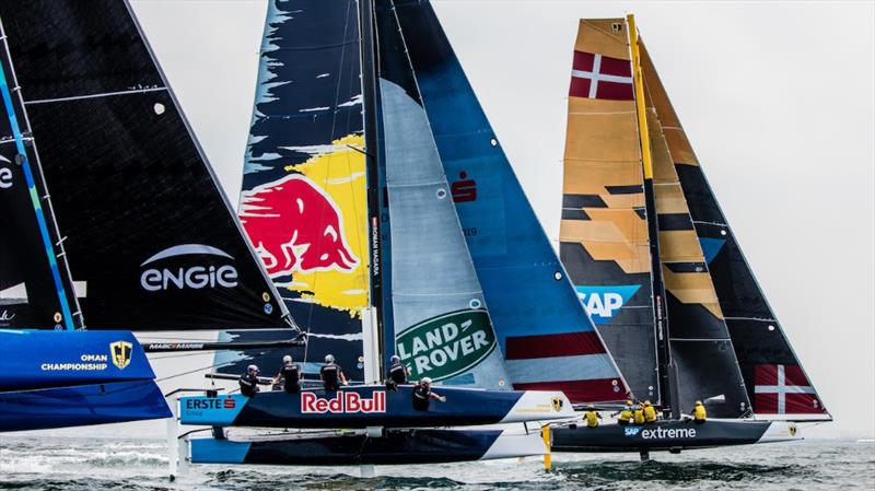 All set for Act 1 of 2017 Extreme Sailing Series™ - photo © Lloyd Images