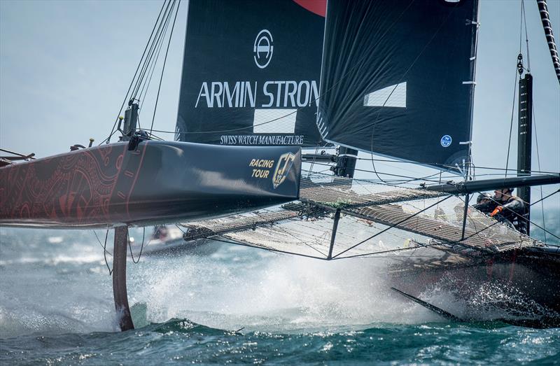 Flavio Marazzi's ARMIN STROM Sailing Team is the oldest GC32 campaign photo copyright Loris Von Siebenthal taken at  and featuring the GC32 class