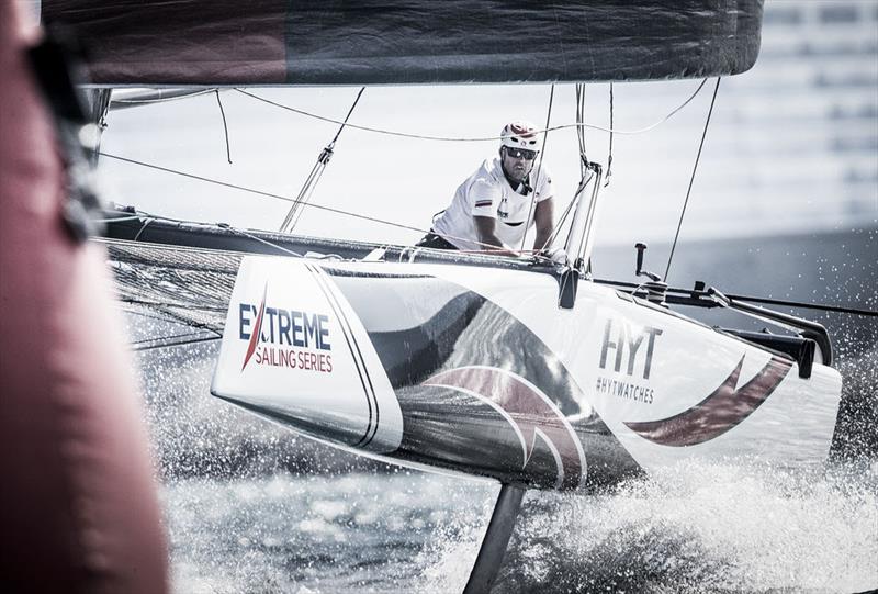 Extreme Sailing Series™ Act 4: Barcelona day 3 - Alinghi - photo © Lloyd Images