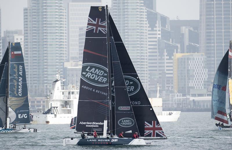 Land Rover BAR on day 1 of Extreme Sailing Series™ Act 7, San Diego - photo © Lloyd Images