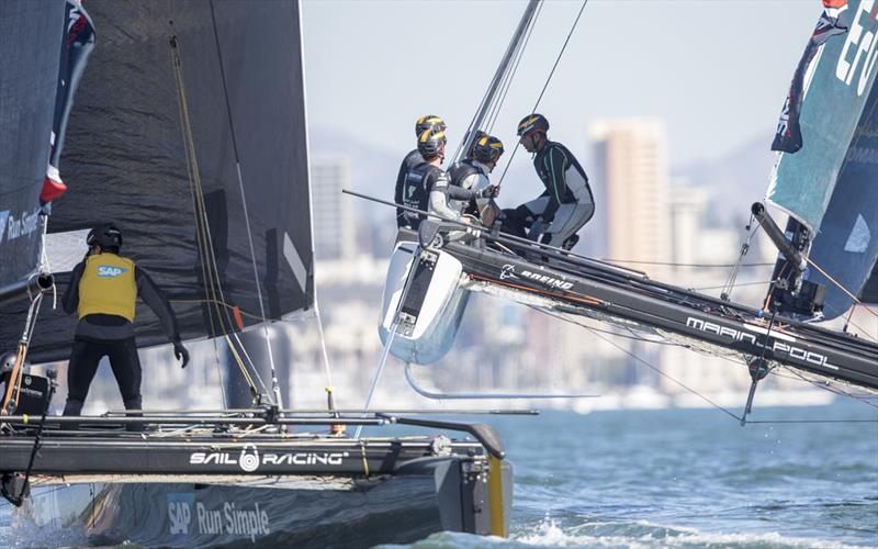 Day 4 of Extreme Sailing Series™ Act 7, San Diego photo copyright Lloyd Images taken at  and featuring the GC32 class