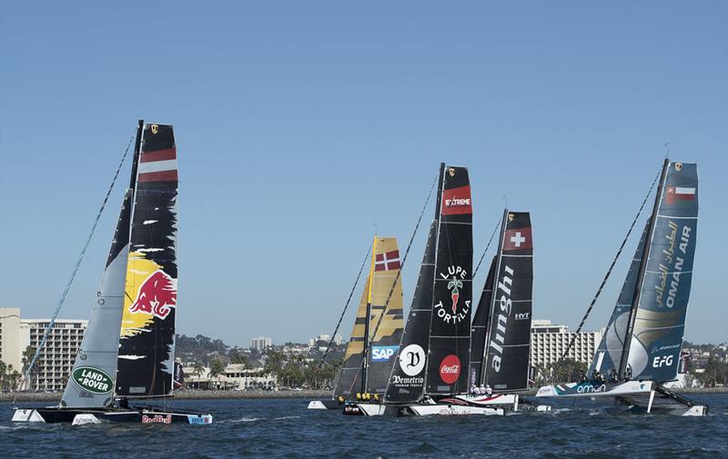Day 4 of Extreme Sailing Series™ Act 7, San Diego photo copyright Lloyd Images taken at  and featuring the GC32 class