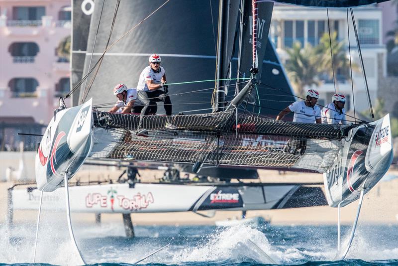 Alinghi finished the opening day of Act 8 in second position on the event leaderboard photo copyright Lloyd Images taken at  and featuring the GC32 class