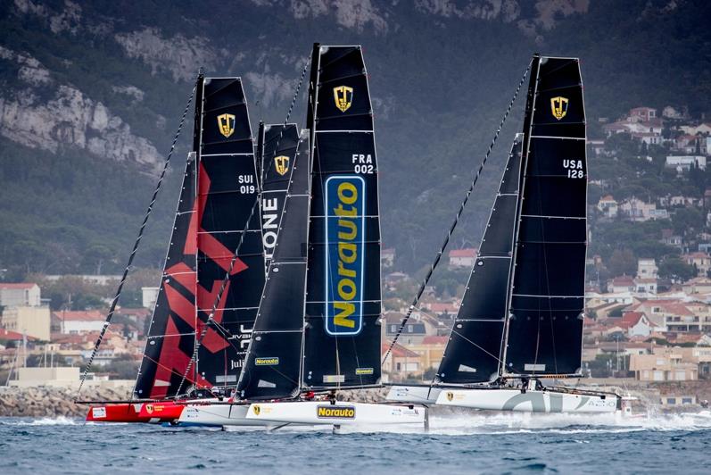 GC32 Racing Tour photo copyright Eloi Stichelbaut / Team France taken at Fraglia Vela Riva and featuring the GC32 class