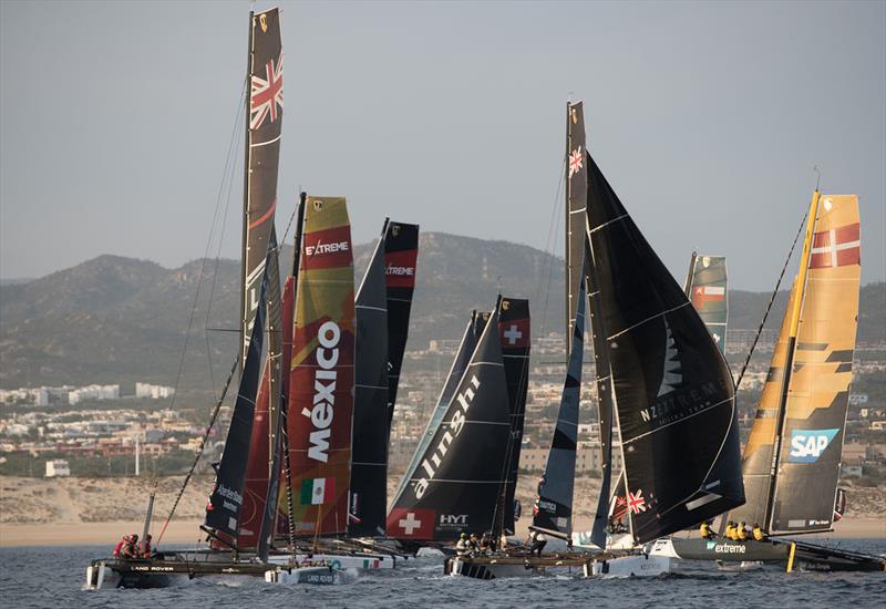 The international fleet battled in six races on the second day of Act 8, Los Cabos, presented by SAP photo copyright Lloyd Images taken at  and featuring the GC32 class