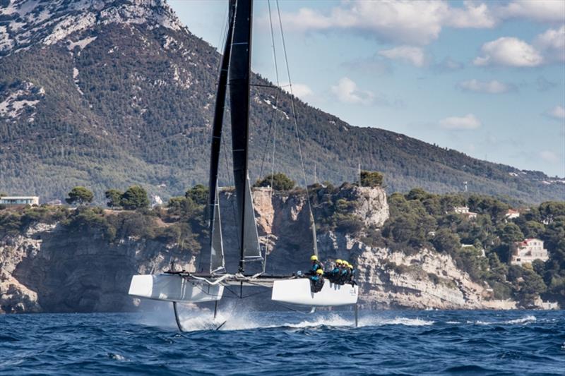 GC32 flat out on the Rade de Toulon photo copyright Eloi Stichelbaut taken at  and featuring the GC32 class