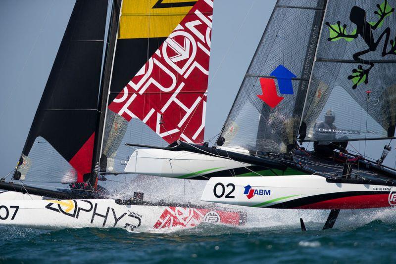 Extreme Sailing Series Act 1, Muscat - day four - Flying Phantom Series - photo © Lloyd Images