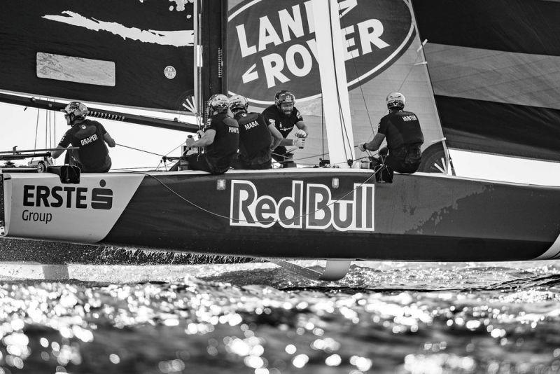 Extreme Sailing Series Act 1, Muscat - day four - Red Bull Sailing Team - photo © Lloyd Images