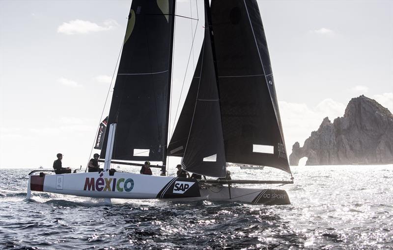 2018 Extreme Sailing Series™ Los Cabos -Day one - Team Mexico photo copyright Lloyd Image taken at  and featuring the GC32 class