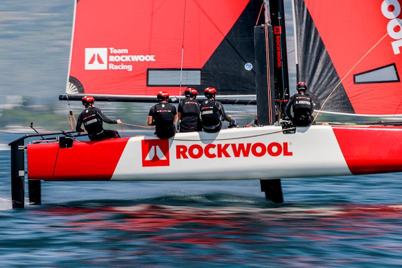 Nicolai Sehested's Team Rockwool Racing on day 1 of the GC32 Riva Cup photo copyright Sailing Energy / GC32 Racing Tour taken at Fraglia Vela Riva and featuring the GC32 class