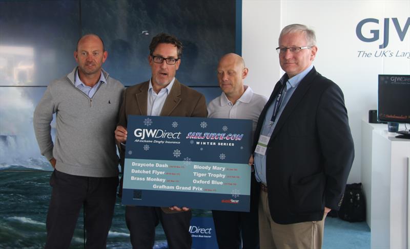 The GJW Direct SailJuice Winter Series 2017/18 is announced (l-r) Ian Walker, Andy Rice, Glen Wallis & Simon Lovesey photo copyright Mark Jardine / YachtsandYachting.com taken at  and featuring the  class