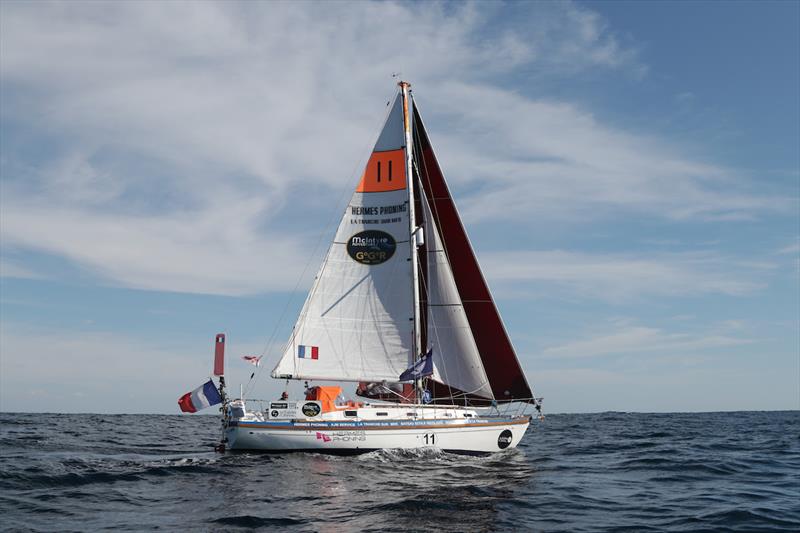 Arnaud Gaist ( FRA) who has the slowest boat in the fleet photo copyright Aïda Valceanu / GGR2022 taken at  and featuring the Golden Globe Race class