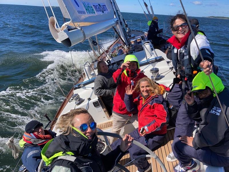 A lot of fun when Don onboard OGR2023 Adventure Class Finnish Entry: Tapio Lehtinen Sailing Team's SWAN 55 (HULL NO. 2) GALIANA - photo © Tapio Lehtinen Sailing