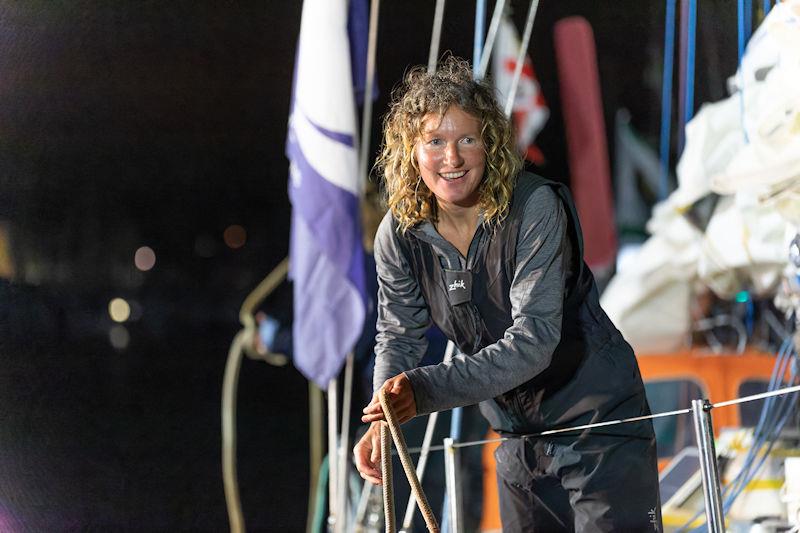 Kirsten Neuschäfer wins the Golden Globe Race 2022 - photo © Ville des Sables d'Olonne