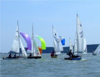 Sparkling conditions for the Piplers of Poole GP14 Southerns