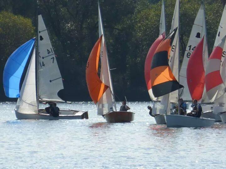 GP14s at South Staffs photo copyright Roy Alexander taken at South Staffordshire Sailing Club and featuring the GP14 class