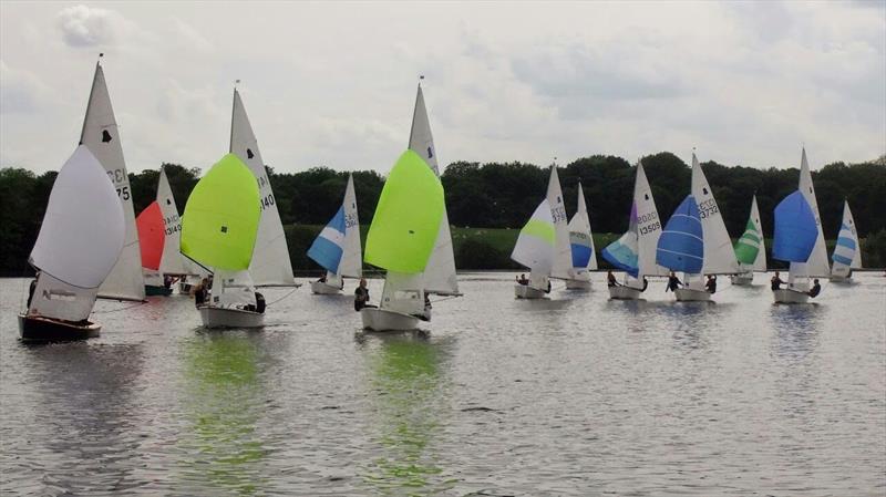 GP14s at Budworth photo copyright Ian Savell & Peter Cull taken at Budworth Sailing Club and featuring the GP14 class