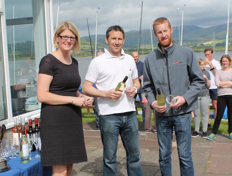 Andy Smith and Phil Hodgkins win the GP14 Northern Bell event at Bassenthwaite photo copyright William Carruthers taken at Bassenthwaite Sailing Club and featuring the GP14 class