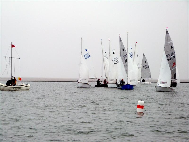 GP14s at West Kirby photo copyright Richard Cornah taken at West Kirby Sailing Club and featuring the GP14 class
