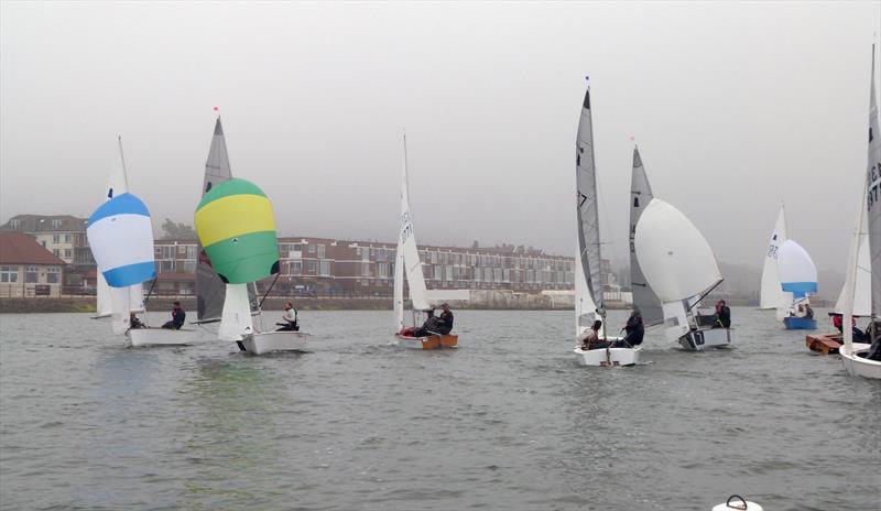 GP14s at West Kirby photo copyright Richard Cornah taken at West Kirby Sailing Club and featuring the GP14 class