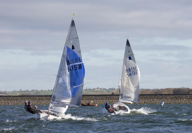 Fernhurst Books Draycote Dash photo copyright Tim Olin / www.olinphoto.co.uk taken at Draycote Water Sailing Club and featuring the GP14 class