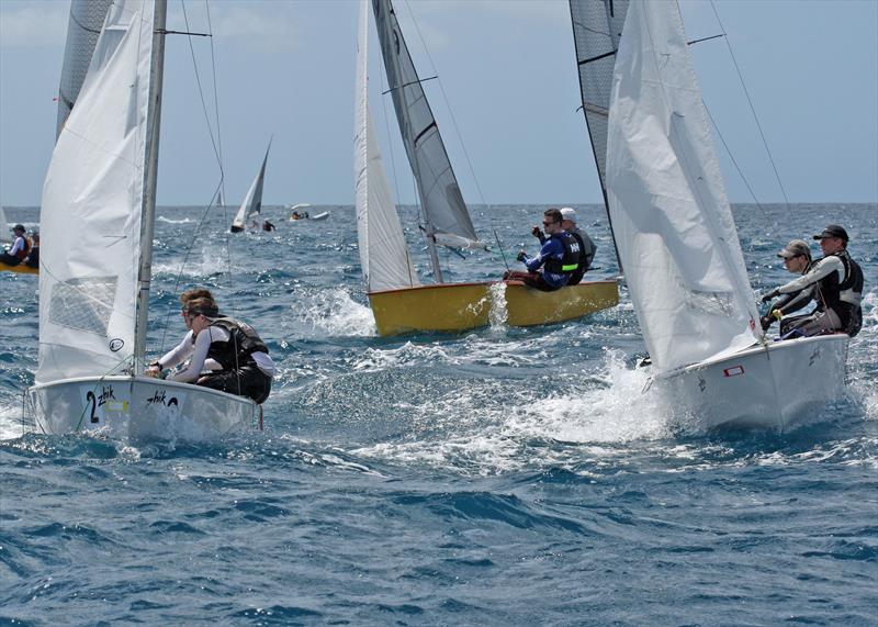 Day 2 of the GP14 World Championships in Barbados photo copyright Peter Marshall taken at Barbados Yacht Club and featuring the GP14 class