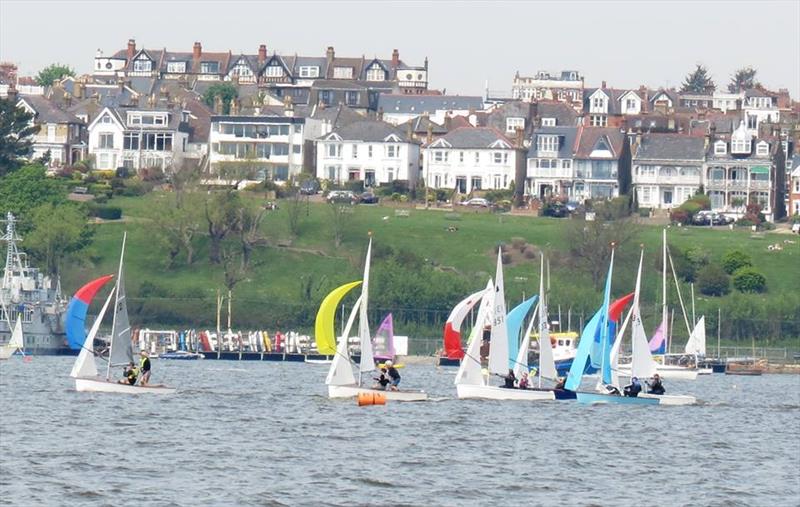 Leigh-on-Sea GP14 Open photo copyright Carole Charles taken at Leigh-on-Sea Sailing Club and featuring the GP14 class