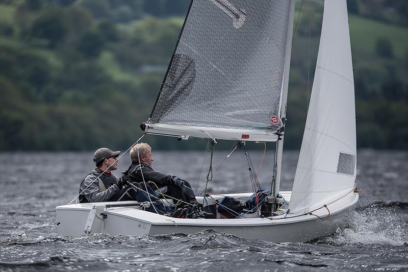Andrew Clewer and Mark Taylor from Poole YC during the Gul GP14 Inlands at Bala photo copyright Richard Craig / www.SailPics.co.uk taken at Bala Sailing Club and featuring the GP14 class