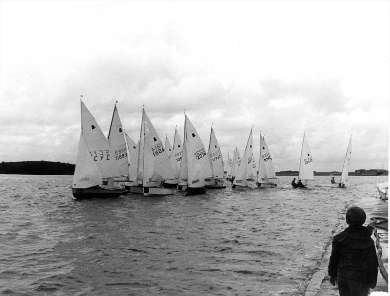 Alternate start GP14, many general recalls later, at the West Lancs 24 hour race photo copyright WLYC taken at West Lancashire Yacht Club and featuring the GP14 class
