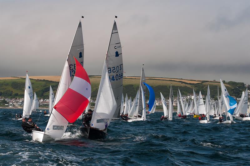 127 boats took part in the 2012 GP14 Worlds at Looe - photo © Richard Craig / www.SailPics.co.uk