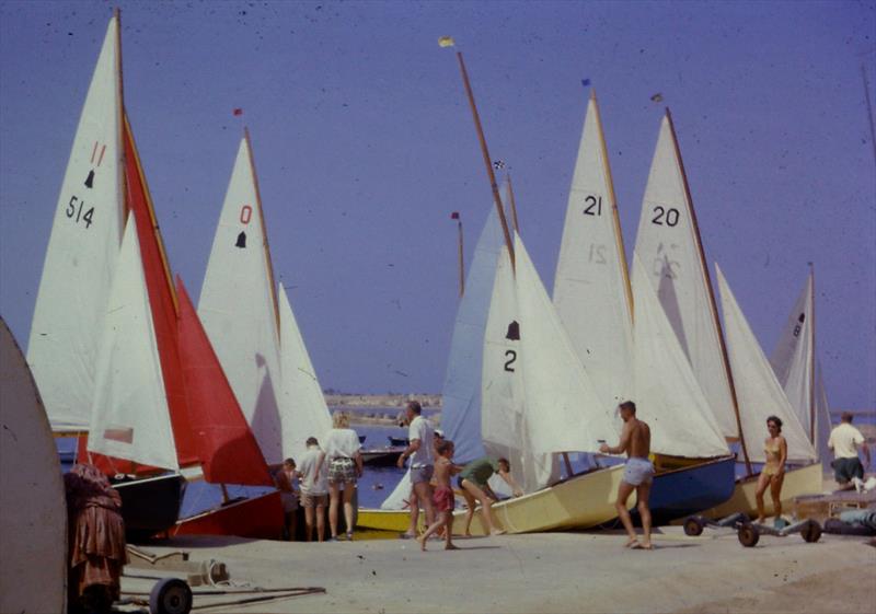 GP14 racing in Libya, circa 1960 photo copyright Robin Page taken at  and featuring the GP14 class