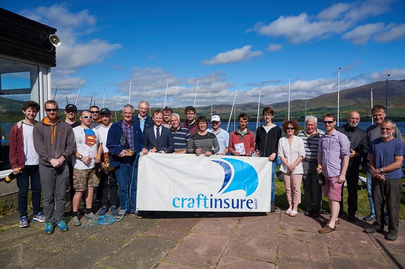 Prize winners in the GP14 Inlands at Bassenthwaite photo copyright Richard Craig / www.SailPics.co.uk taken at Bassenthwaite Sailing Club and featuring the GP14 class