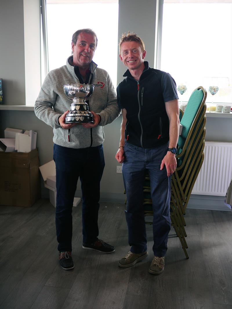 Ger Owens & Mel Morris win the GP14 Purcell Trophy  photo copyright Monica Schaefer taken at Greystones Sailing Club and featuring the GP14 class