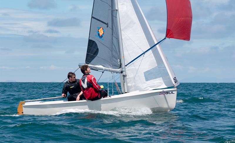 Silver Fleet Winners Ben and Sam Pickering during the Welsh Area Championship at Dovey photo copyright Steve Hardman taken at Dovey Yacht Club and featuring the GP14 class