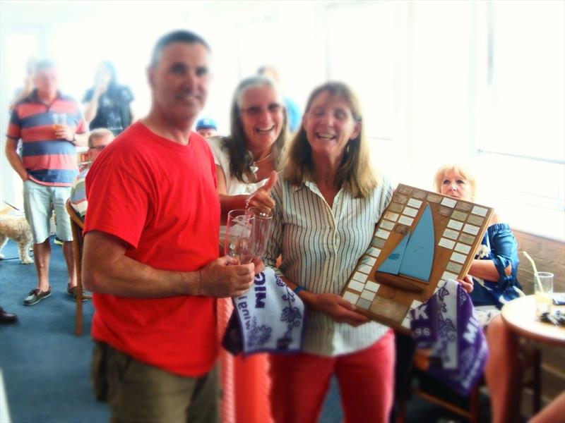 Ann Jackson and Allan Skeen win the Enterprise Nimbus Trophy photo copyright Dave Smith / Liz Noblet taken at Leigh-on-Sea Sailing Club and featuring the GP14 class