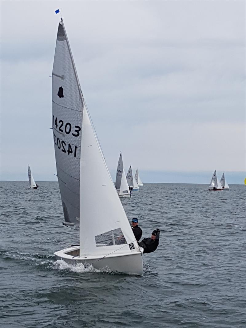 Shane MacCarthy and Damian Bracken finish 2nd in the GP14 Irish Nationals at Ballyholme photo copyright Laura Thompson taken at Ballyholme Yacht Club and featuring the GP14 class