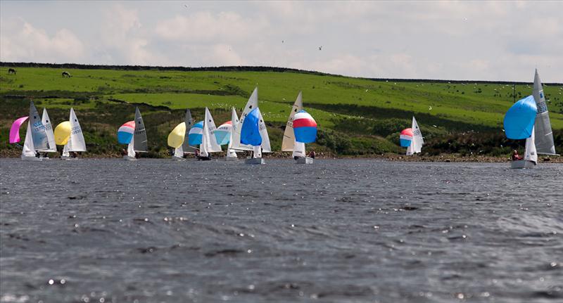Great conditions at Bolton for the GP14 flet photo copyright Richard Craig taken at Bolton Sailing Club and featuring the GP14 class