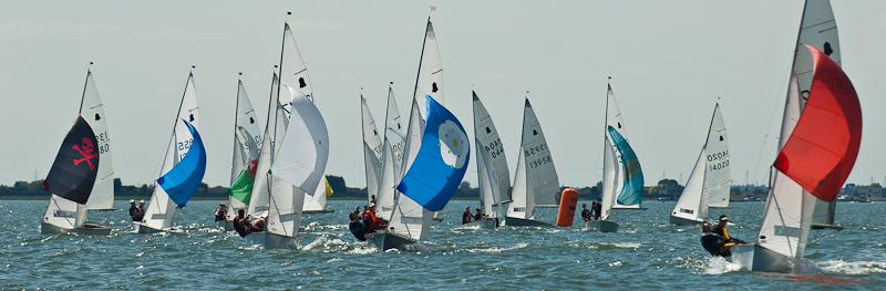 GP14s at Leigh photo copyright Graeme Sweeney / www.marineimages.co.uk taken at Leigh-on-Sea Sailing Club and featuring the GP14 class