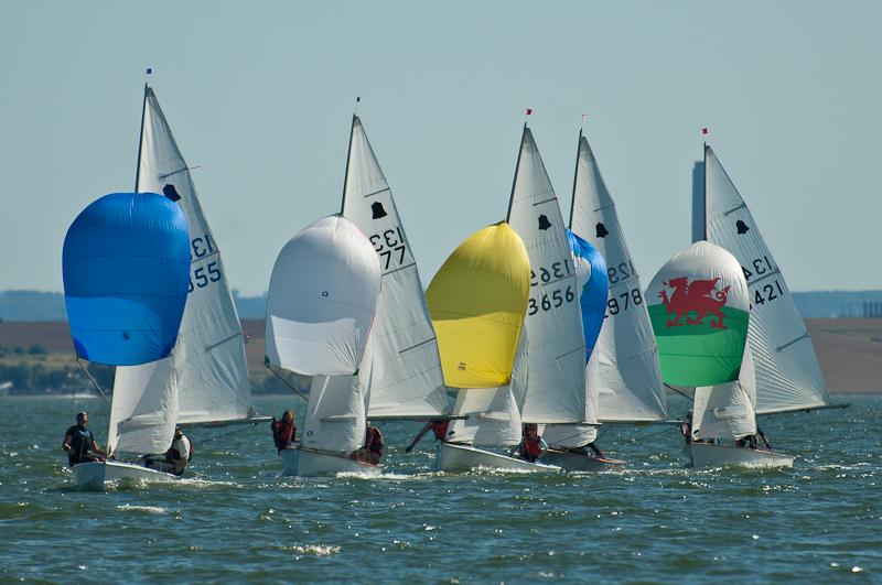 GP14s at Leigh photo copyright Graeme Sweeney / www.marineimages.co.uk taken at Leigh-on-Sea Sailing Club and featuring the GP14 class