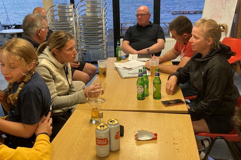 Important team preparation on Friday - Sunrise to Sunset event at Leigh & Lowton photo copyright LLSC taken at Leigh & Lowton Sailing Club and featuring the GP14 class