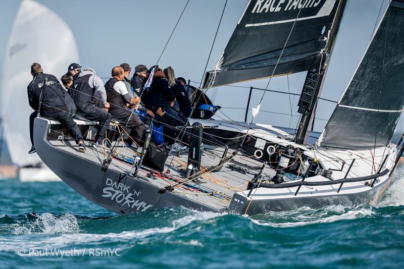 Ian Atkins' GP42 Dark ‘N' Stormy wins IRC One and Overall at the Land Union September Regatta 2022 photo copyright Paul Wyeth / www.pwpictures.com taken at Royal Southern Yacht Club and featuring the GP42 class