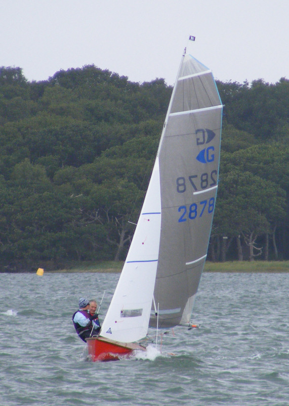 Racing on day two of the Graduate nationals at Chichester photo copyright Richard Barnes taken at Chichester Yacht Club and featuring the Graduate class